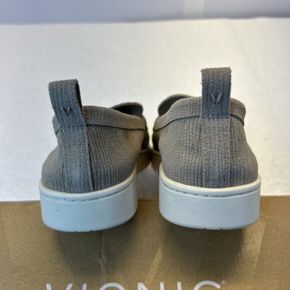 VIONIC Uptown Loafer Sand Color Textured Suede Women SZ 8.5 New in Box - Picture 6 of 9